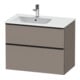 Duravit Waschtischunterschrank D-Neo 81x46,2cm, 1 Kast, B L, sw/Bas ma-1