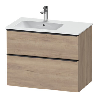 Duravit Waschtischunterschrank D-Neo 81x46,2cm, 1 Kast, B L, sw/Ei marm.