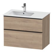 Duravit Waschtischunterschrank D-Neo 81x46,2cm, 1 Kast, B L, sw/Ei marm.