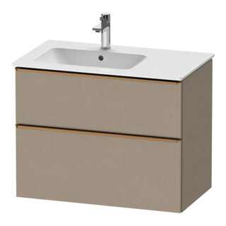 Duravit Waschtischunterschrank D-Neo 81x46,2cm, 1 Kast, B li, bron geb/Leinen
