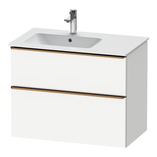 Duravit Waschtischunterschrank D-Neo 81x46,2cm, 1 Kast, B li, bron geb/we ma