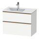 Duravit Waschtischunterschrank D-Neo 81x46,2cm, 1 Kast, B li, bron geb/we ma-1