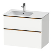 Duravit Waschtischunterschrank D-Neo 81x46,2cm, 1 Kast, B li, bron geb/we ma