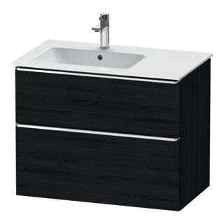 Duravit Waschtischunterschrank D-Neo 81x46,2cm, 1 Kast, B li, chr/Eiche sw