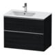 Duravit Waschtischunterschrank D-Neo 81x46,2cm, 1 Kast, B li, ES geb/Eiche sw-1