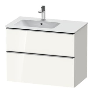 Duravit Waschtischunterschrank D-Neo 81x46,2cm, 1 Kast, B li, ES geb/we hgl