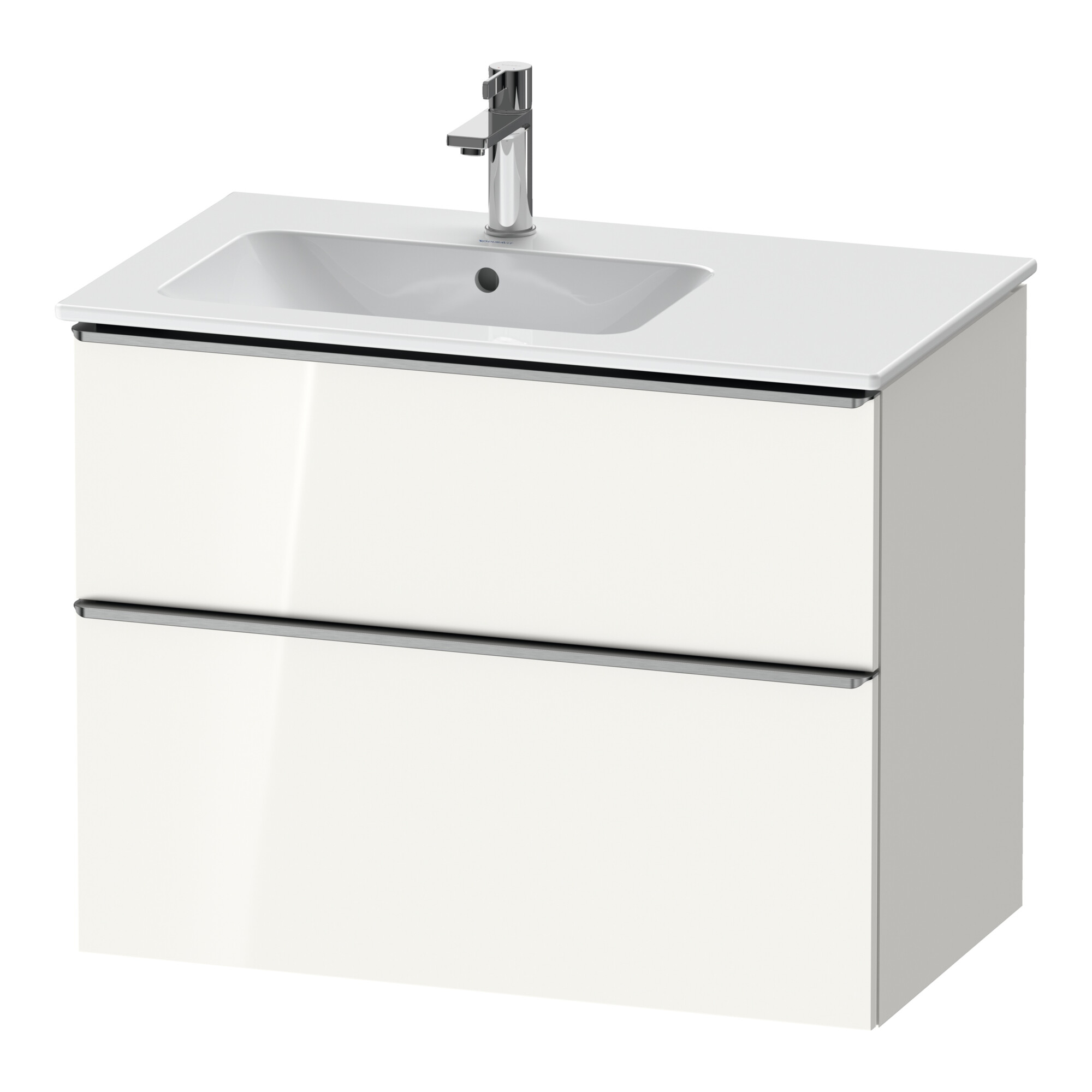 Duravit Waschtischunterschrank D-Neo 81x46,2cm, 1 Kast, B li, ES geb/we hgl