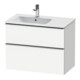 Duravit Waschtischunterschrank D-Neo 81x46,2cm, 1 Kast, B li, ES geb/we ma-1
