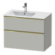 Duravit Waschtischunterschrank D-Neo 81x46,2cm, 1 Kast, B li, gol pol/grau ma-1