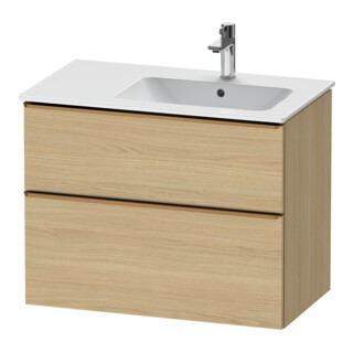 Duravit Waschtischunterschrank D-Neo 81x46,2cm, 1 Kast, B R, b geb/Eiche Nat