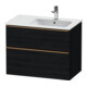 Duravit Waschtischunterschrank D-Neo 81x46,2cm, 1 Kast, B R, b geb/Eiche sw-1