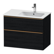 Duravit Waschtischunterschrank D-Neo 81x46,2cm, 1 Kast, B R, b geb/Eiche sw