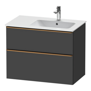 Duravit Waschtischunterschrank D-Neo 81x46,2cm, 1 Kast, B R, b geb/Graphit ma
