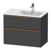 Duravit Waschtischunterschrank D-Neo 81x46,2cm, 1 Kast, B R, b geb/Graphit ma
