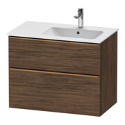 Duravit Waschtischunterschrank D-Neo 81x46,2cm, 1 Kast, B R, b geb/Nussb dkl.