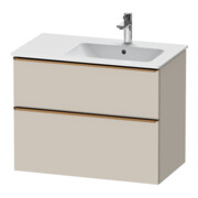 Duravit Waschtischunterschrank D-Neo 81x46,2cm, 1 Kast, B R, b geb/Taupe ma