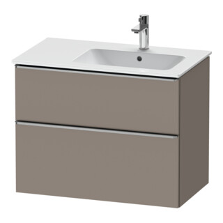 Duravit Waschtischunterschrank D-Neo 81x46,2cm, 1 Kast, B R, ES geb/Basalt ma
