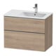 Duravit Waschtischunterschrank D-Neo 81x46,2cm, 1 Kast, B R, ES geb/Ei marm.-1
