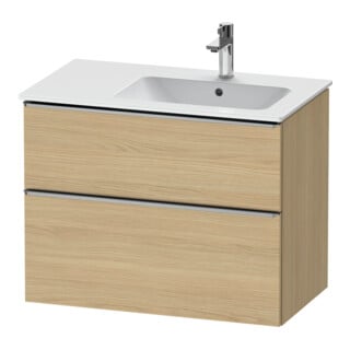 Duravit Waschtischunterschrank D-Neo 81x46,2cm, 1 Kast, B R, ES geb/Eiche Nat