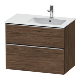 Duravit Waschtischunterschrank D-Neo 81x46,2cm, 1 Kast, B R, ES geb/Nu dkl.