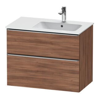 Duravit Waschtischunterschrank D-Neo 81x46,2cm, 1 Kast, B R, ES geb/Nussb Nat
