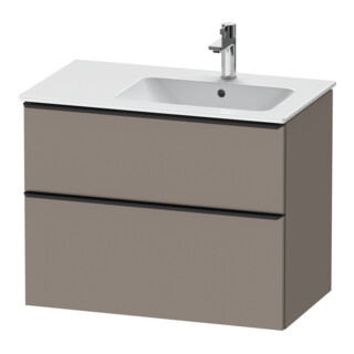 Duravit Waschtischunterschrank D-Neo 81x46,2cm, 1 Kast, B R, sw/Bas ma