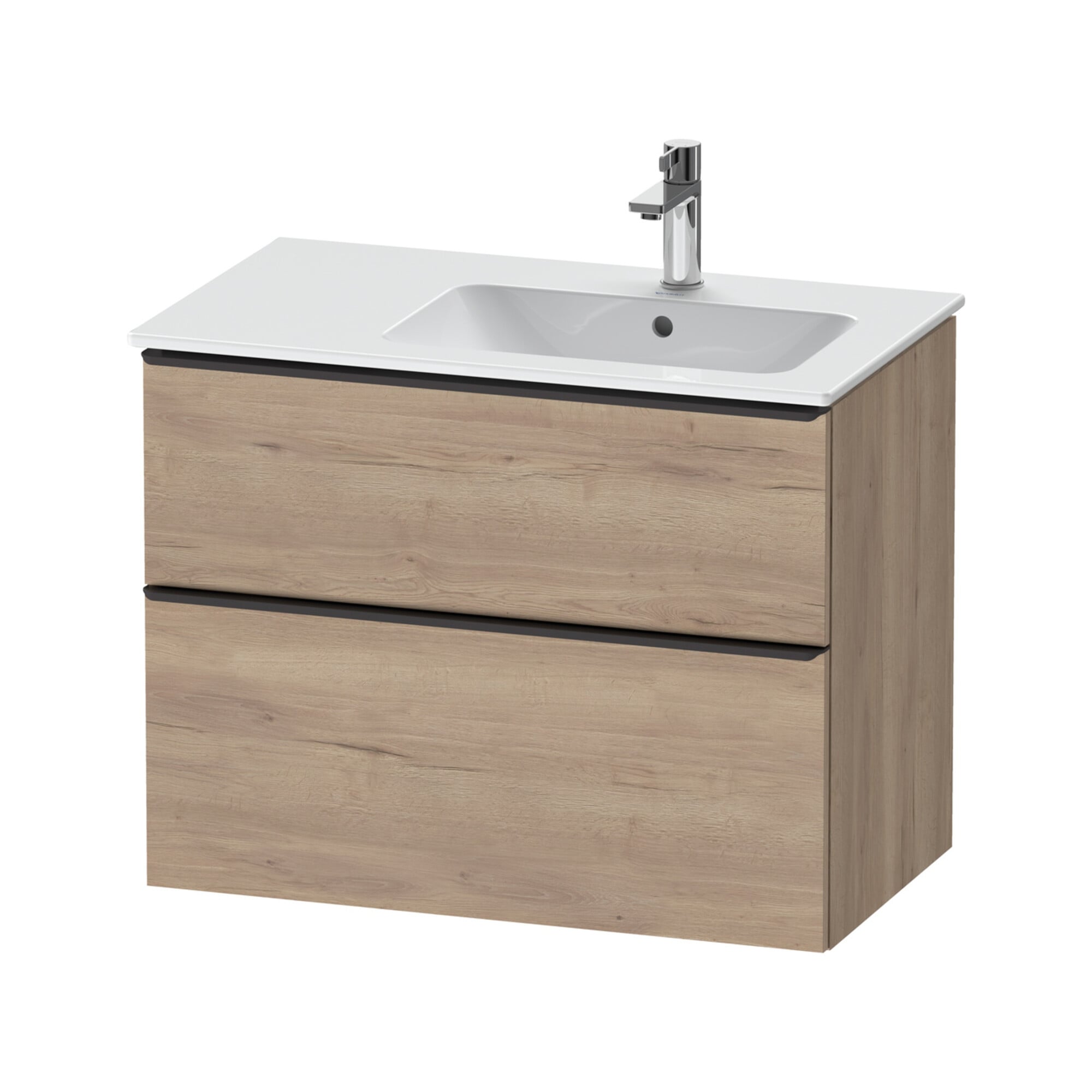 Duravit Waschtischunterschrank D-Neo 81x46,2cm, 1 Kast, B R, sw/Ei marm.