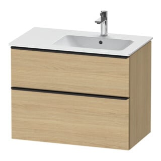 Duravit Waschtischunterschrank D-Neo 81x46,2cm, 1 Kast, B R, sw/Ei Nat