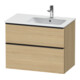 Duravit Waschtischunterschrank D-Neo 81x46,2cm, 1 Kast, B R, sw/Ei Nat-1