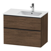 Duravit Waschtischunterschrank D-Neo 81x46,2cm, 1 Kast, B R, sw/Nuss dkl.
