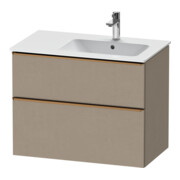 Duravit Waschtischunterschrank D-Neo 81x46,2cm, 1 Kast, B re, bron geb/Leinen