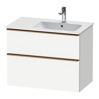 Duravit Waschtischunterschrank D-Neo 81x46,2cm, 1 Kast, B re, bron geb/we ma