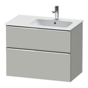 Duravit Waschtischunterschrank D-Neo 81x46,2cm, 1 Kast, B re, chr/Beton ma