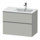 Duravit Waschtischunterschrank D-Neo 81x46,2cm, 1 Kast, B re, ES geb/grau ma-1
