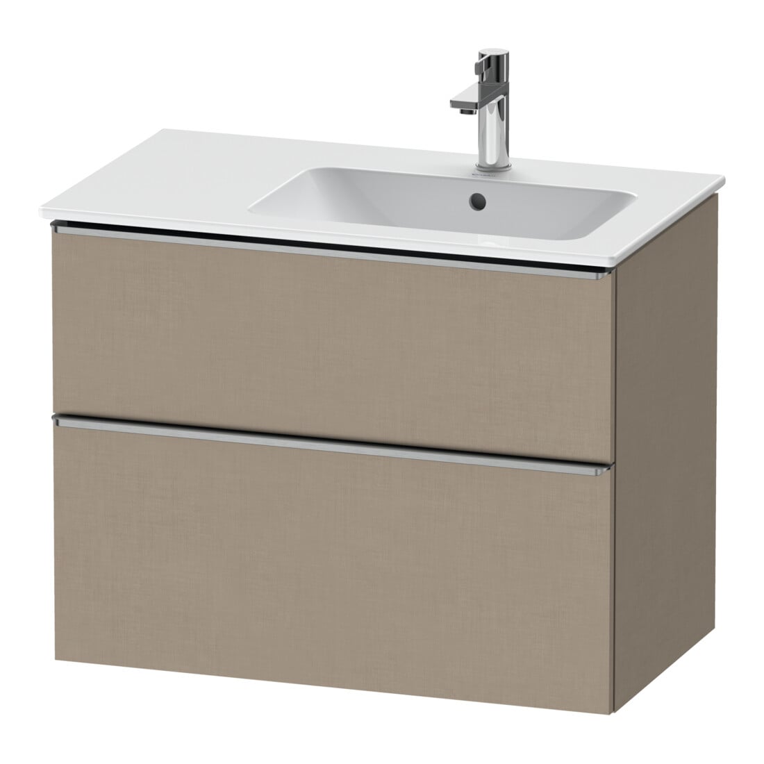 Duravit Waschtischunterschrank D-Neo 81x46,2cm, 1 Kast, B re, ES geb/Leinen
