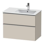 Duravit Waschtischunterschrank D-Neo 81x46,2cm, 1 Kast, B re, ES geb/Taupe ma