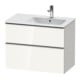 Duravit Waschtischunterschrank D-Neo 81x46,2cm, 1 Kast, B re, ES geb/we hgl-1