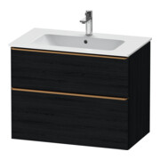 Duravit Waschtischunterschrank D-Neo 81x46,2cm, b geb/Ei s, 1 Kast, 1 Ausz.