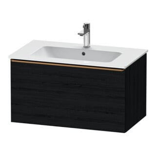 Duravit Waschtischunterschrank D-Neo 81x46,2cm, b geb/Ei sw, 1 Ausz., wandhängend