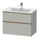 Duravit Waschtischunterschrank D-Neo 81x46,2cm, b geb/gr m, 1 Kast, 1 Ausz.-1