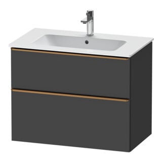 Duravit Waschtischunterschrank D-Neo 81x46,2cm, b geb/Gra m, 1 Kast, 1 Ausz.