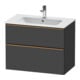 Duravit Waschtischunterschrank D-Neo 81x46,2cm, b geb/Gra m, 1 Kast, 1 Ausz.-1