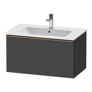 Duravit Waschtischunterschrank D-Neo 81x46,2cm, b geb/Gra ma, 1 Ausz., wandhängend