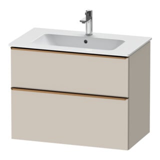 Duravit Waschtischunterschrank D-Neo 81x46,2cm, b geb/Ta m, 1 Kast, 1 Ausz.