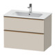 Duravit Waschtischunterschrank D-Neo 81x46,2cm, b geb/Ta m, 1 Kast, 1 Ausz.-1