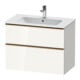Duravit Waschtischunterschrank D-Neo 81x46,2cm, b geb/w g, 1 Schubk., 1 Ausz.-1