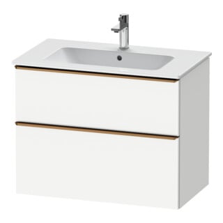 Duravit Waschtischunterschrank D-Neo 81x46,2cm, b geb/w m, 1 Schubk., 1 Ausz.