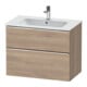Duravit Waschtischunterschrank D-Neo 81x46,2cm, ch/Ei ma, 1 Schubk., 1 Ausz.-1