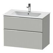 Duravit Waschtischunterschrank D-Neo 81x46,2cm, chr/Bet m, 1 Schubk., 1 Ausz.