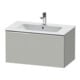 Duravit Waschtischunterschrank D-Neo 81x46,2cm, chr/Beton ma, 1 Ausz., wandhängend-1